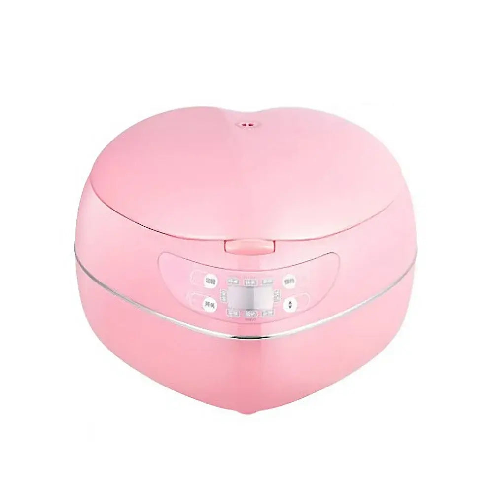 Peach Heart-Shaped Rice Cooker Smart Mini Home With 1-2-3-4 People Cute Appearance And Six Functions Of Scheduled Appointment