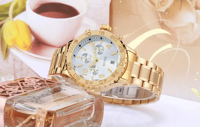 Fashion Brand Calendar Gold Luxury Top Quality Watch Waterproof Man Ladies Gift Quartz Sports watch Exquisite Wrist watches