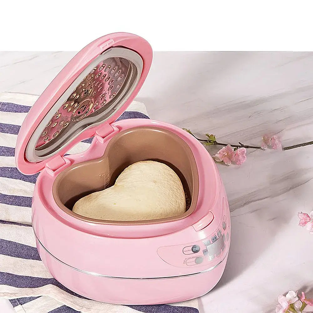 Peach Heart-Shaped Rice Cooker Smart Mini Home With 1-2-3-4 People Cute Appearance And Six Functions Of Scheduled Appointment