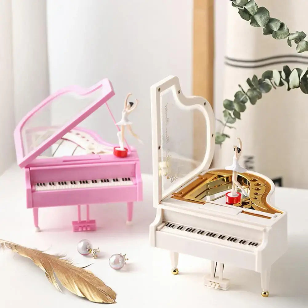 Dropshipping!!Music Box Ornament Birthday Gift Classical Ballerina Dancing Girl Piano Music Jewelry Box for Dressing Table