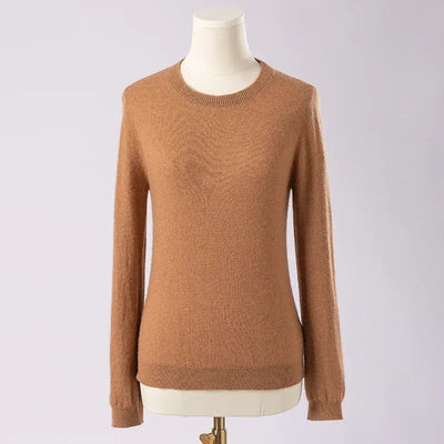 BC-435 Round Neck Clothing Knitting Clothes For Ladies Simple Pullover Knitted Top Cashmere Sweaters For Women Suits