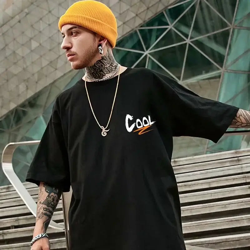 Summer Men's T-shirts 2025 Cool Funny Graphic Print T Shirt Letter Retro Cool Design Streetwear Short Sleeve Tee Top Y2K Clothes