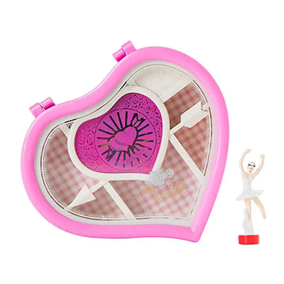 Light Luxury Heart Dancing Ballerina Girl Music Box Plastic Elegant Romantic Valentine's Day Birthday Gift