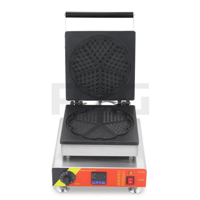 5 Pcs Heart Shape Commercial Belgian Heart Waffle Cone Machine Electric Pancake Belgian Waffle Maker Machine