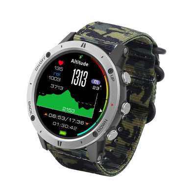 Sunroad New Miltary GPS Sports Watch Men Digital Fitness Tracker Electronic Waterproof Wrist Watches Reloj Hombre