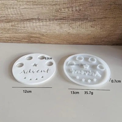 Hollow Round Storage Box Silicone Mold Heart Star Lantern Shadow Box Casting Mold Candlestick Holder Atmosphere Plaster Molds