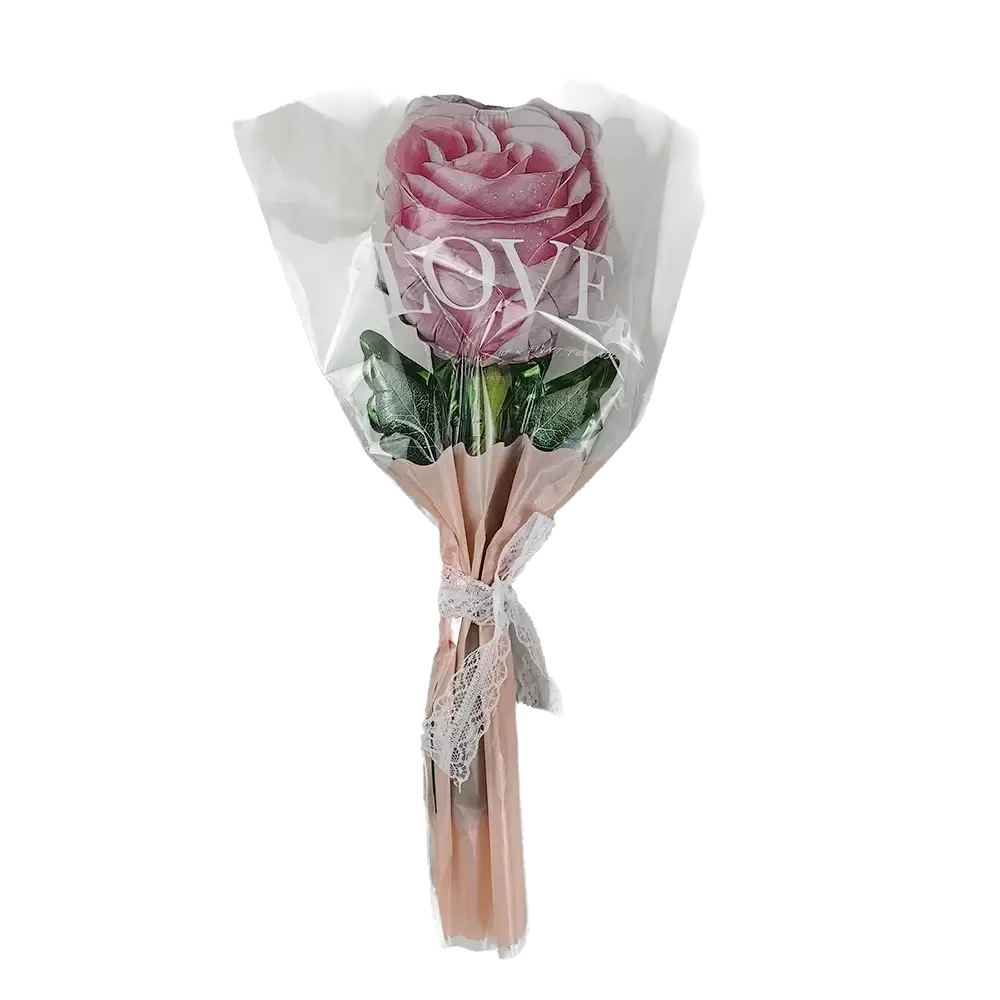 10/30/50pcs Mini Rose Flower Bouquet Holding Balloon Bouquet of Flower Balloon Valentines Day Mother's Day Party Wedding Decors