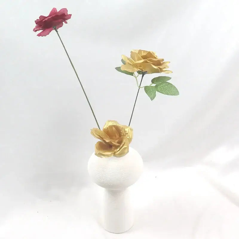 50/200pcs DIY artificial flower stick rose leaves f bouquet floral handmade craft Valentine gift Easter Birthday weddomg decor