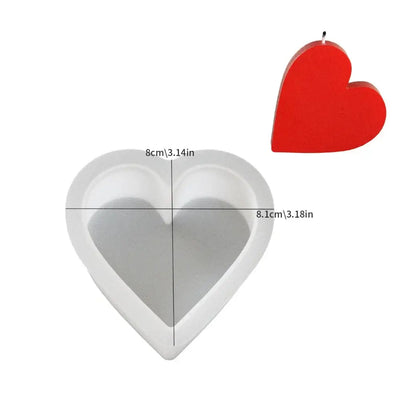 Easy Demold Poker Symbol Silicone Candle Moulds Diamond Soap Heart Gypsum Molds Club Resin Birthday Gifts Spade Chocolate Making