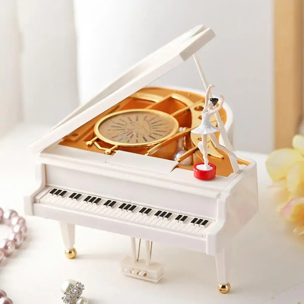 Dropshipping!!Music Box Ornament Birthday Gift Classical Ballerina Dancing Girl Piano Music Jewelry Box for Dressing Table