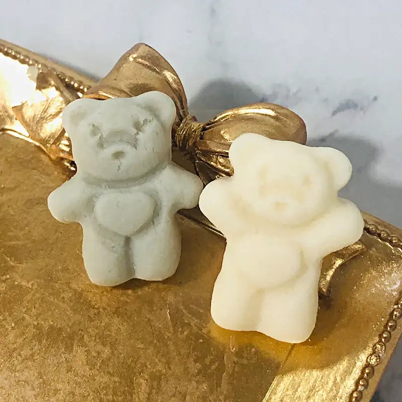 3D Teddy Silicone Candle Mold, Bow Tie, Heart, Mini Bear, Food Grade, Chocolate, Mousse, Cake Decor, Biscuit, Resin Soap Mould